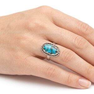 Vintage Sterling Silver 925 Southwestern Natural Turquoise